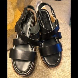 Pajar platform leather sandals, size 41, GUC
